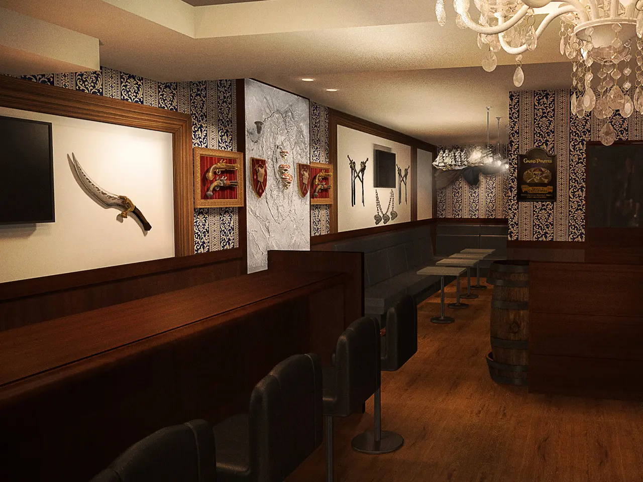 Grand Piratesの店内の雰囲気